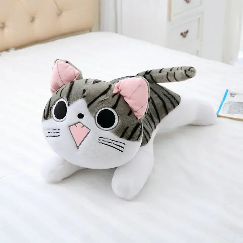 20Cm 5 Styles Cute Cat Plush Toys Doll Soft Animal Cheese Cat Stuffed Toys Dolls Pillow for Boys Girl Gifts