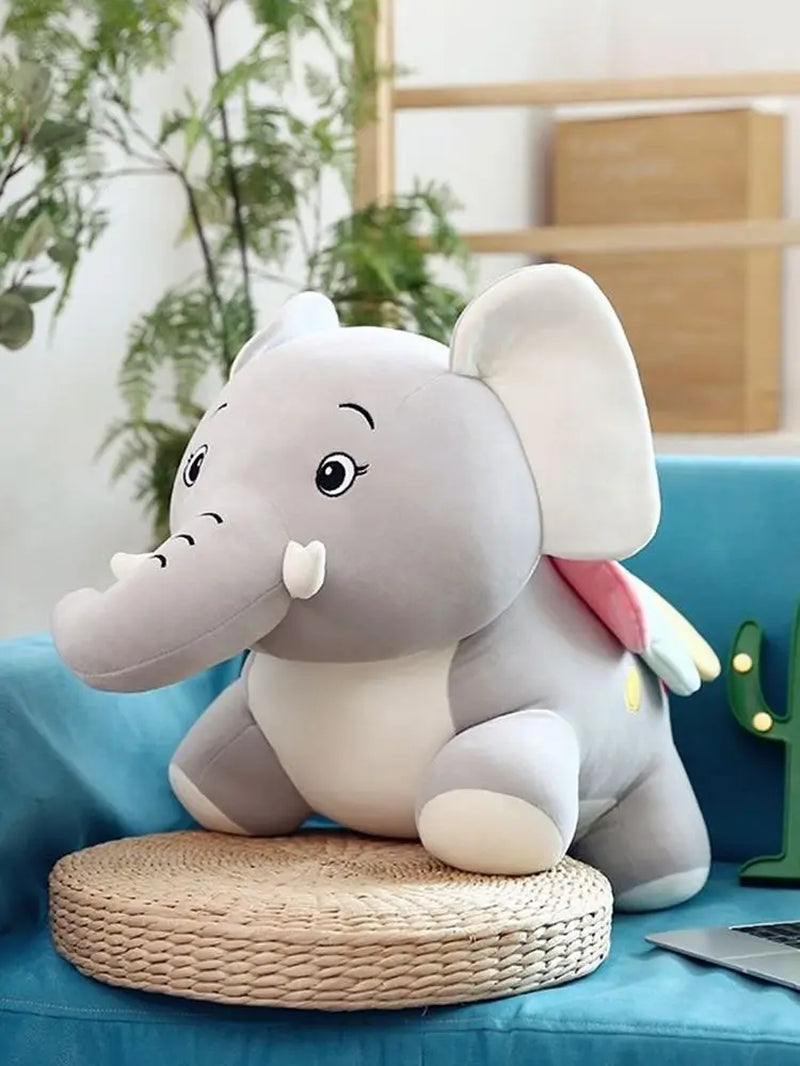 22CM Wings Elephant Plush Toy New Cute Toy Doll Birthday Colorful Wings to Send Children'S Birthday Gifts Anime Characters