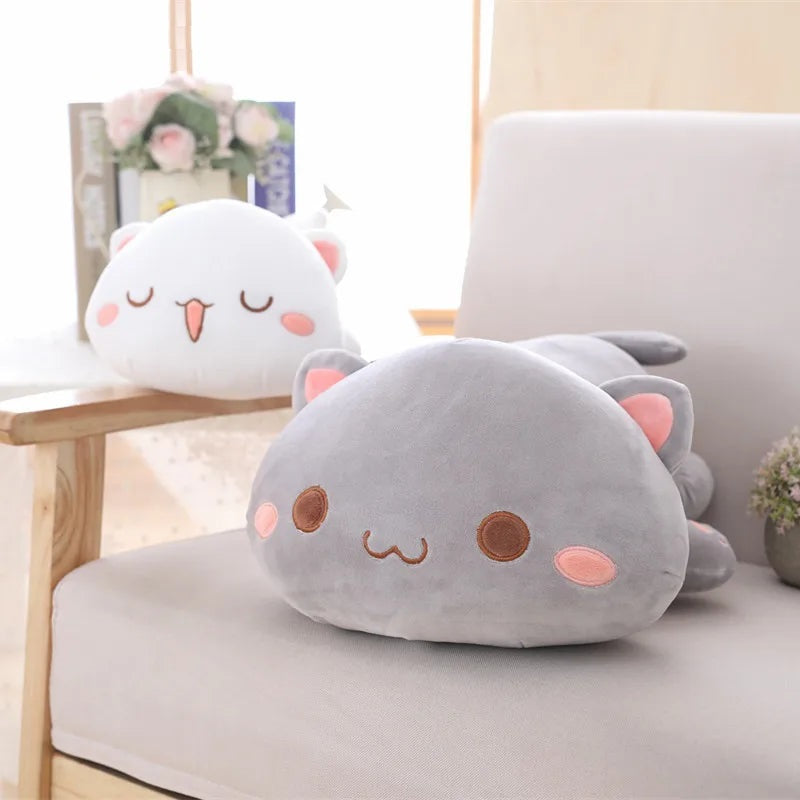 Kawaii Lying Cat Plush Toy