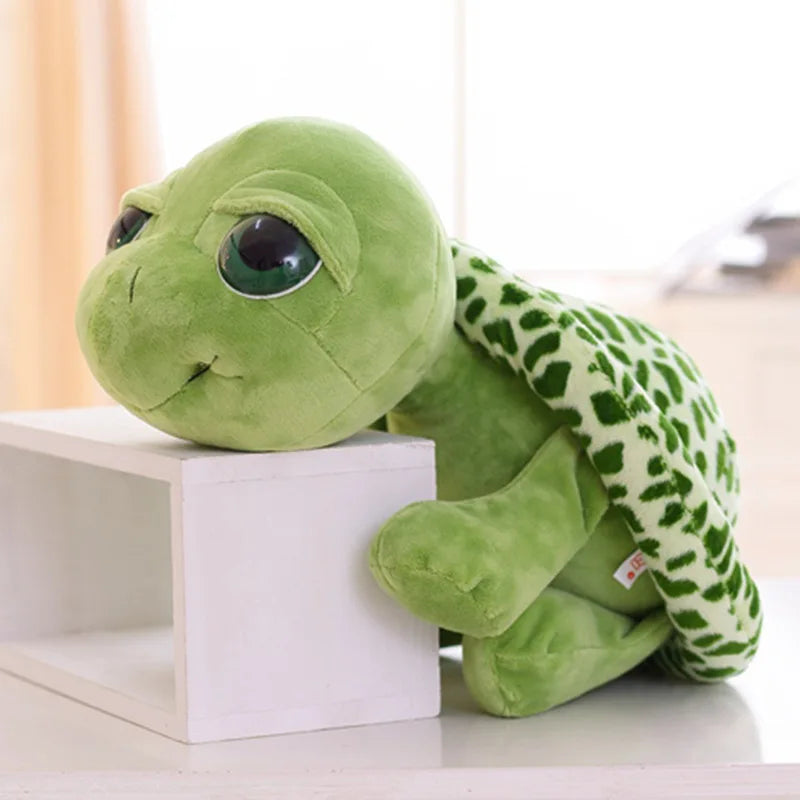 Turtle Doll Throw Pillow Give Girls Gift Tanabata New Cute Cartoon Turtle Plush Toy Big Eye Turtle Plush Toy Children Toy Gift