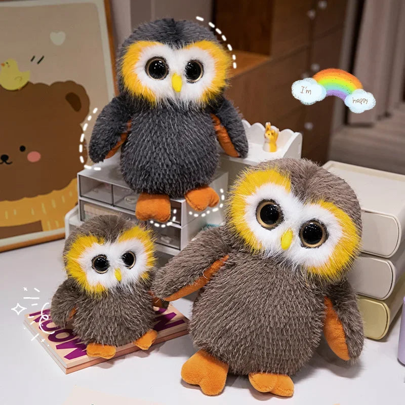 20/33CM Kawaii Funny Owl Cute Soft Stuffed Animal Soft Plush Toy the for You Boys and Girls Perfect Birthday Holiday Gift