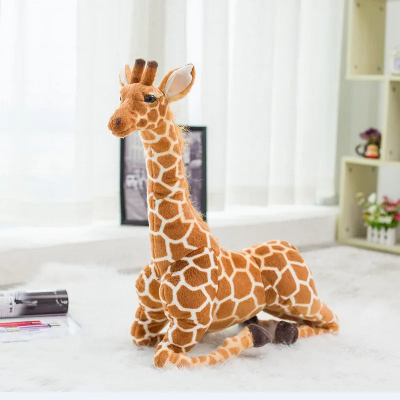 New 1Pc Giant Size Giraffe Plush Toys Cute Stuffed Animal Soft Giraffe Doll Birthday Gift Kids Toy