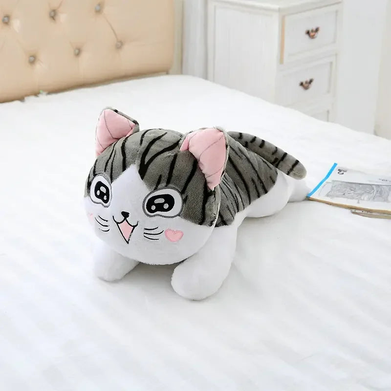 20Cm 5 Styles Cute Cat Plush Toys Doll Soft Animal Cheese Cat Stuffed Toys Dolls Pillow for Boys Girl Gifts