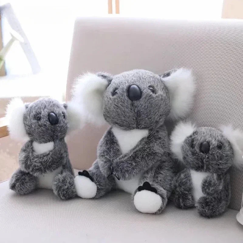 1Pc Kawaii Simulation Australia Koala Plush Toy Stuffed Animal Doll Mom Baby Kids Infant Girls Toys Birthday Gift Home Decor