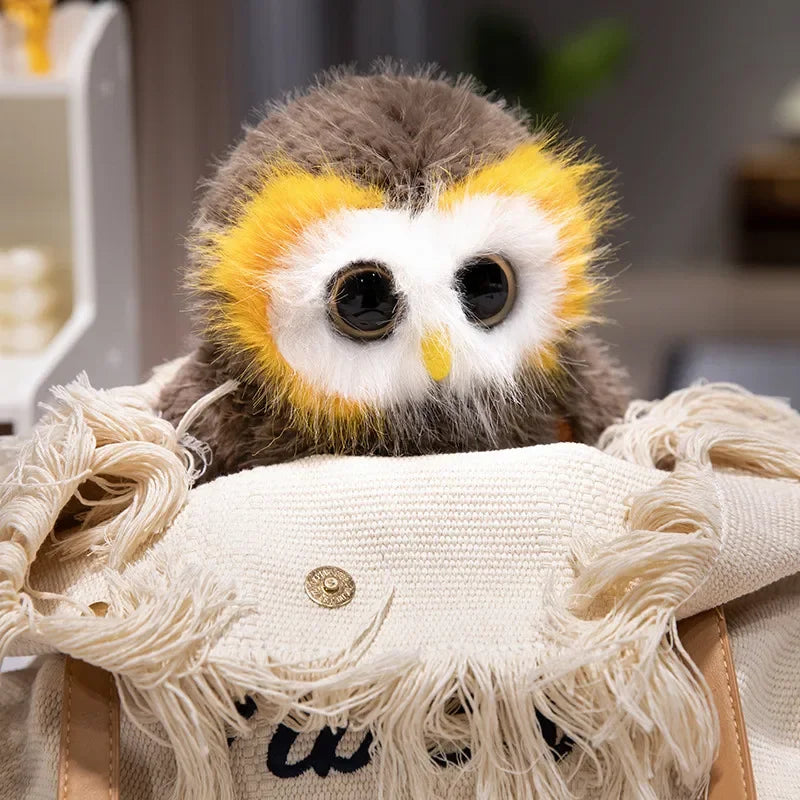 20/33CM Kawaii Funny Owl Cute Soft Stuffed Animal Soft Plush Toy the for You Boys and Girls Perfect Birthday Holiday Gift