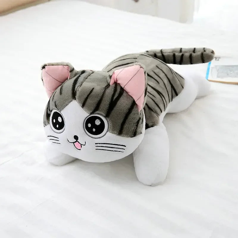 20Cm 5 Styles Cute Cat Plush Toys Doll Soft Animal Cheese Cat Stuffed Toys Dolls Pillow for Boys Girl Gifts