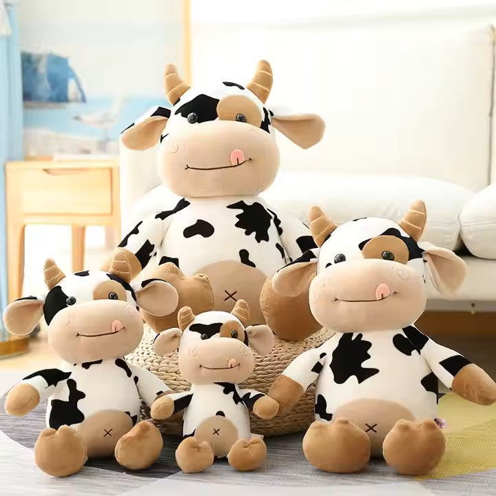 Cute Cow Plush Toy Rag Doll – Soft Pillow Plushie