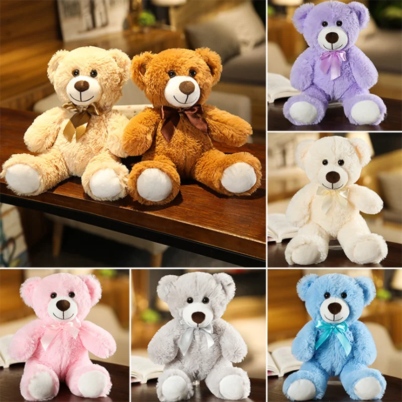 New Hot Christmas Bear Lovely Teddy Bear Plush Toys Stuffed Cute Bear Doll Boys&Girls Valentine'S Gift Kids Baby Christmas Gift