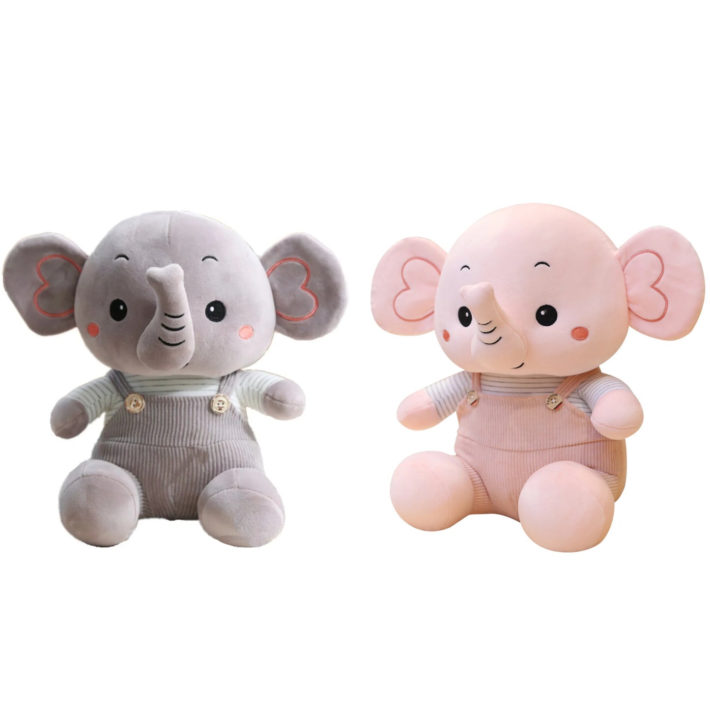 30Cm Kawaii Elephant Stuffed Animals Plush Toys Cartoon Appease Sleeping Doll Girl Friend Birthday Christmas Gift