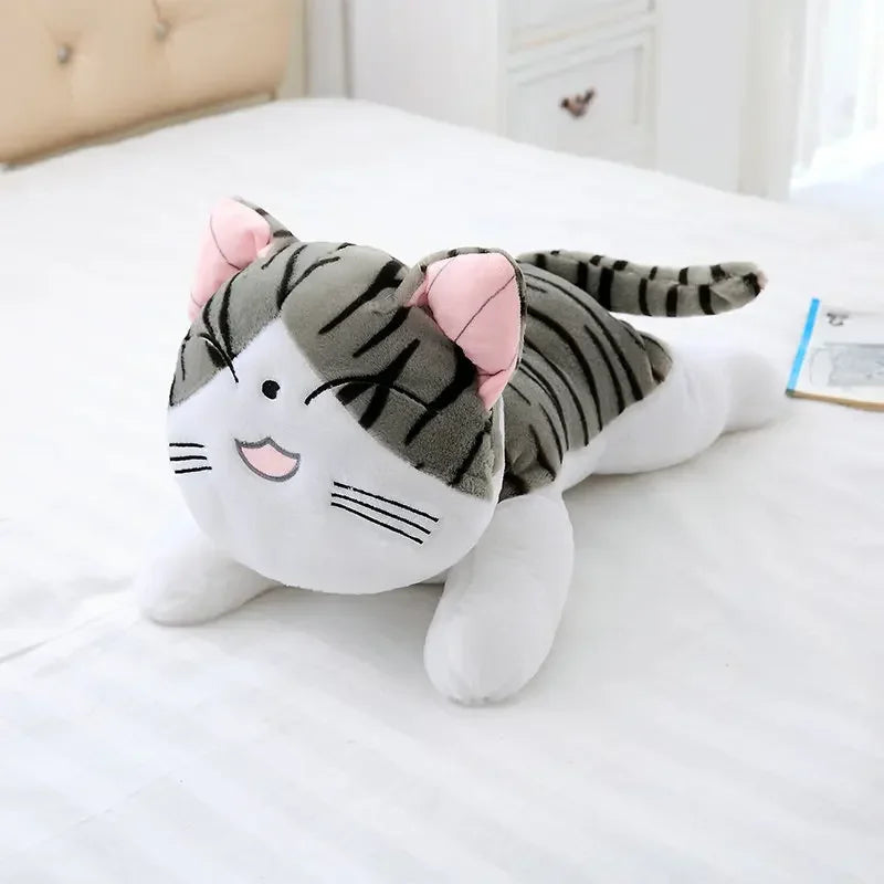 20Cm 5 Styles Cute Cat Plush Toys Doll Soft Animal Cheese Cat Stuffed Toys Dolls Pillow for Boys Girl Gifts