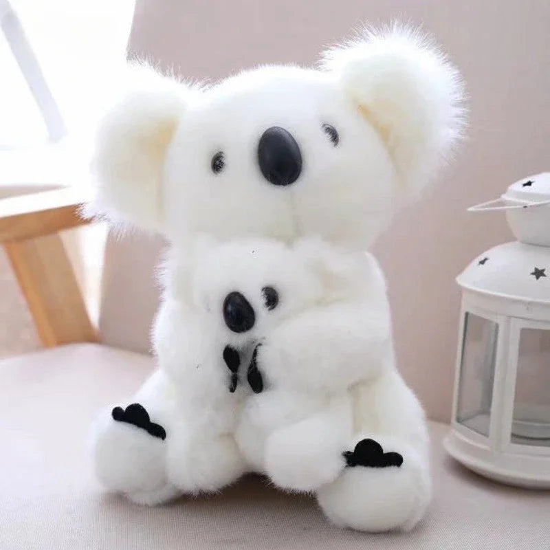 1Pc Kawaii Simulation Australia Koala Plush Toy Stuffed Animal Doll Mom Baby Kids Infant Girls Toys Birthday Gift Home Decor