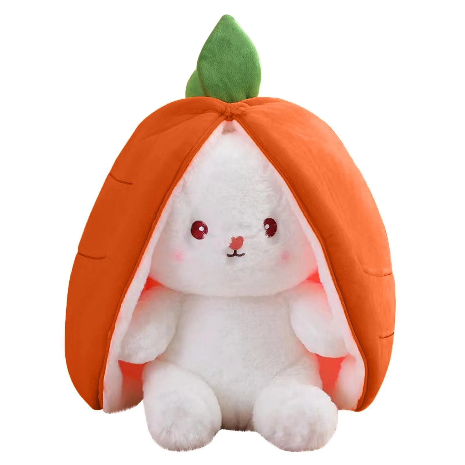 10" Cute Strawberry Rabbit Plush Toy – Soft and Cuddly Bunny for Kids