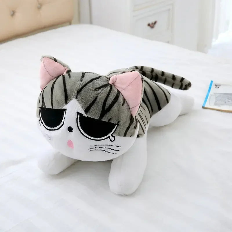 20Cm 5 Styles Cute Cat Plush Toys Doll Soft Animal Cheese Cat Stuffed Toys Dolls Pillow for Boys Girl Gifts