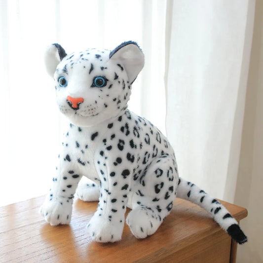 New Animal Doll Lifelike Leopard & Lion Plush Realistic Plushie Panther Toy Baby Soft Pillow Gifts for Kids Birthday Gift