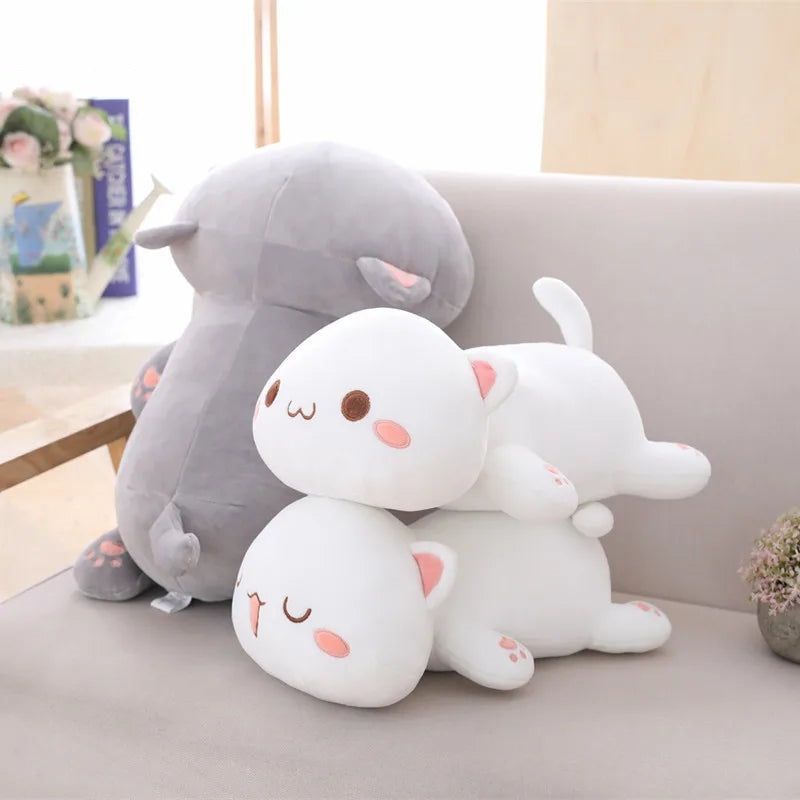 Kawaii Lying Cat Plush Toy